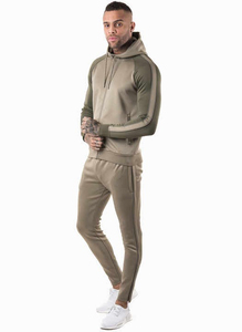 Survêtements d'hiver pour hommes en coton 100% de couleur unie, imprimés sur mesure, de haute qualité, à prix abordable, fabriqués par OEM - Product Image 3