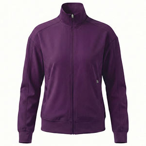 Chaqueta Médica Profesional con Cierre Completo para Enfermeras y Doctores, Corte Atlético y Ajustado, Ropa de Trabajo Médica de Alto Rendimiento - Product Image 2