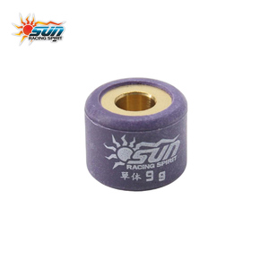 Galets de variateur haute performance SUN Racing BEAT Fi / GY6 18x14-9G, fabriqués à Taïwan, résistants à l'usure - Product Image 2