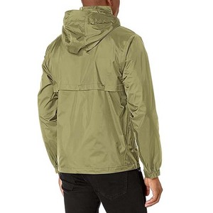 Men's <b>Waterproof</b> Rain <b>Jacket</b> Canvas Nylon Polyester High Street Design Windproof Features Front Logo Wholesale Service Pakistan - Product Image 4