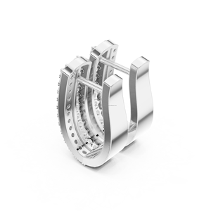 Maria Jewels 10K Gold Moissanite Stud Pendientes para Mujeres para mujeres - Product Image 4