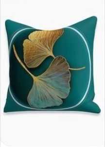 New Home Supply Short Plush Ginkgo Leaf Pillowcase Colorful Cushion Cover with Soft Fashion Neck Feature for Sleeping - Product Image 4