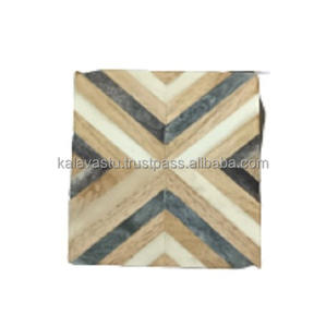 Posavasos de madera ecológico con acabado de cuerno y hueso decoración del hogar vajilla - Product Image 5
