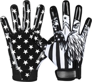 Gants de football de qualité supérieure - Solid Stealth 6.0 Boost Plus avec technologie adhérente - Gants de football pour adultes et jeunes pour terrain large - Product Image 6