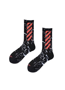 ODM Japanese Style Long Mid Calf Crew <b>Socks</b> with Print Patterns Streetwear Fashion JZVINA Wholesale - Product Image 6