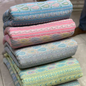 Tela de georgette de primera calidad con bordado de diseño para vestidos, material para prendas de vestir femeninas, proveedor mayorista. - Product Image 1