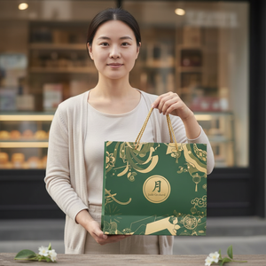 Custom Logo Printing Personalized <b>Box</b> Mid Autumn Festival Mooncake Packaging <b>Box</b> for Premium Gift and Festival Use - Product Image 3