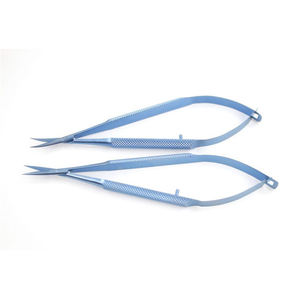 Tijeras Vannas de 18 cm, Acero Inoxidable, Instrumento Quirúrgico Oftálmico Manual para Córnea, CE ISO 13485 OEM Java Surgical - Product Image 1