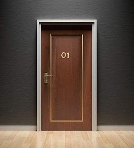 Brass House Hotel Door Number 0 Premium Metal Door Number <b>Plate</b> for Home Hotel Decor - Product Image 2