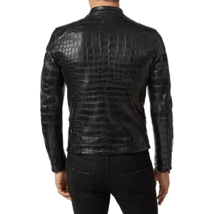 Nueva Chaqueta de Cuero Repujado Unisex de Alta Calidad, Cuello Alto, Logotipo Frontal, Antibacteriana, Resistente al Viento y Transpirable, en Tendencia y Superventas - Product Image 2