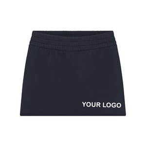 Ensemble pull molletonné en coton premium et mini-jupe pour femme, 2 pièces, style streetwear oversize, ensemble épais, fournisseur OEM personnalisé - Product Image 6