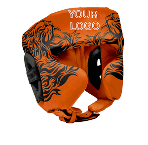 Casque de protection de rugby réglable et rembourré, en cuir multicolore, pour jeunes et adultes, protections de tête durables - Product Image 1