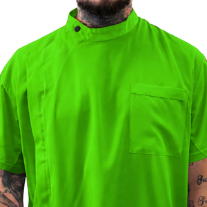 Customizable High Quality Barber Vest for Men Breathable Polyester Jacket with Name Logo Salon Work Uniform - Product Image 6