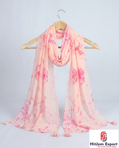 Pañuelo Cuadrado de Seda Estampado de Lujo para Mujer, Suave y Ligero, Hiyab, Chal, Fabricante OEM ODM, Proveedor Mayorista - Product Image 6