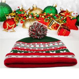 Gorros de Punto Unisex para Invierno, Gorro de Crochet Elástico con Logotipo Personalizable, Gorro con Diseño de Dibujos Animados para Hombres y Mujeres, Jacquard - Product Image 2