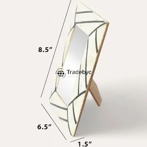 Elegante Marco de Fotos de Lujo Hecho a Mano con Incrustaciones de Hueso y Acabado Brillante de Calidad Premium por Tradebyd - Product Image 3