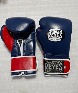 Guantes de Boxeo MMA de Cuero Vacuno Genuino Estilo Mexicano, Alta Calidad, Transpirables, Ligeros, Unisex, para Sparring al Aire Libre - Product Image 1