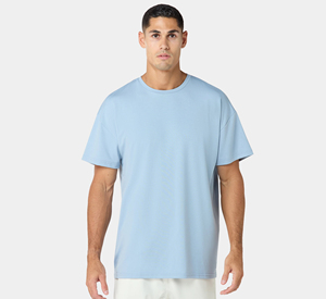 Men’s Oversized <b>Gym</b> T-Shirt Breathable Cotton Workout Tee Loose Fit Fitness Training Top Streetwear Athleisure <b>Pump</b> <b>Cover</b> - Product Image 1