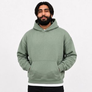 Custom Boxy <b>Pullover</b> <b>Mens</b> Hoodie Supplier Heavyweight Fleece Streetwear Brand Wholesale US Wholesale Buyers - Product Image 6