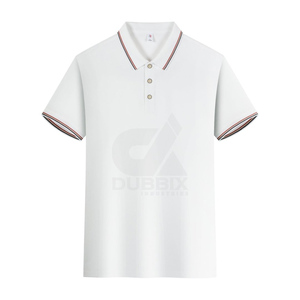 Best Quality 220 Gram Men's High Collar Ringer T-<b>Shirts</b> Plus Size Customizable Design Logo <b>100</b>% <b>Polyester</b> Anti-Pilling Quick Dry - Product Image 1