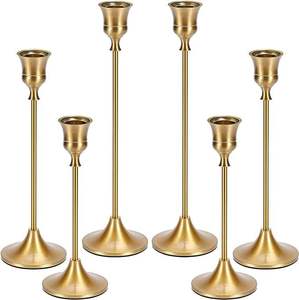 Porte-bougie en aluminium artisanal sophistiqué et durable pour la décoration de Noël et la création d'une ambiance élégante - Product Image 4