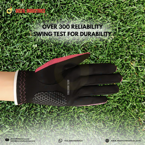 Gants de golf roses unisexes pour la main gauche, antidérapants, en cuir Cabretta, légers, respirants, performance sportive, fermeture à boucle DISTIL - Product Image 3