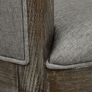 Enry 27 \ "senza braccioli altezza da banco sgabello da Bar in tela grigio - Product Image 5