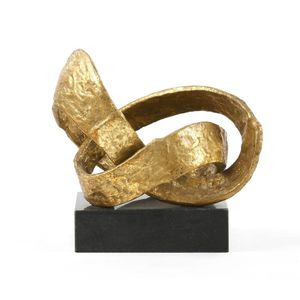 Sculpture Abstraite Décorative en Laiton et Aluminium, Art Métallique, Statue, Figurine, Décoration d'Hôtel, Décoration de Table pour la Maison - Product Image 1