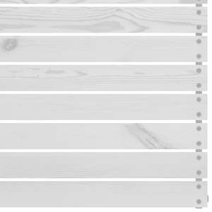 Ensemble de salon de jardin modulaire en pin massif blanc, collection de meubles d'extérieur modernes - Product Image 6