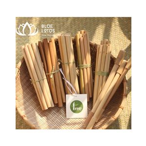 Pailles en bambou écologiques très vendues |   Pailles à boire réutilisables 100% naturelles pour les fêtes, export en vrac au Vietnam - Product Image 1