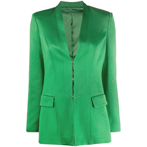 Custom Greek Logo <b>Green</b> Women <b>Blazer</b> Long Sleeve Office Wear Business Suit Set Sorority Jacket OEM ODM Manufacturer Wholesale - Product Image 1