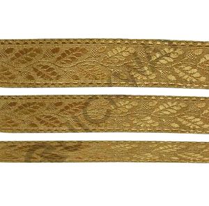 Lacets en or de qualité supérieure pour la création de bordures décoratives, de tissus et de projets, garniture de broderie, dentelle - Product Image 1