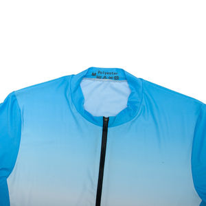 Maillot de cyclisme personnalisé pour homme, respirant, en mesh, séchage rapide, manches courtes, extensible dans quatre directions - Product Image 3