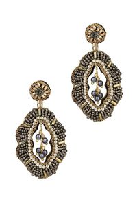 Boucles d'oreilles pendantes élégantes de qualité supérieure avec perles et pendentif en cristal de zircon, bijoux de mode pour femmes en provenance d'Inde - Product Image 3