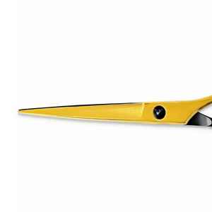 High Quality Professional Stainless Steel Barber <b>Scissors</b> Foldable Lightweight Custom Logo Gold/Black Coated <b>Scissor</b> By HexaCare - Product Image 1