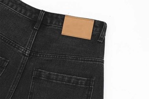 Men's Distressed Denim Shorts Mid Waist Straight Leg Ripped Cotton Casual Summer Streetwear <b>Y2K</b> Breathable Hip Hop Style - Product Image 4