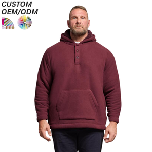Sudadera con Capucha Unisex de Talla Grande, Tejida, Transpirable, Lisa, Informal, de Algodón y Felpa, Ecológica, con Logotipo Personalizado, Compatible con OEM y ODM - Product Image 3