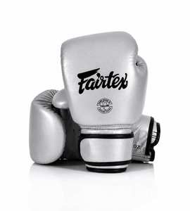 นวมชกมวยหนังแท้สั่งทำพิเศษยี่ห้อ Fairtex คุณภาพสูง สำหรับฝึกซ้อมคิกบ็อกซิ่ง มวยไทย - Product Image 6