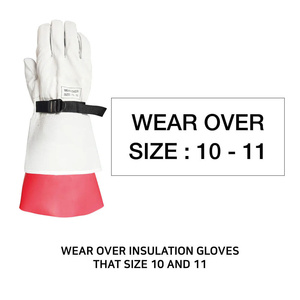 Gants de sécurité pour soudeurs TIG en cuir de chèvre et de vache de haute qualité, résistants à la chaleur, sans latex, durabilité maximale - Product Image 5