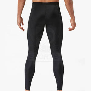 กางเกงเลกกิ้งออกกำลังกายผู้ชาย ระบายอากาศ แห้งเร็ว เอวยางยืด ผ้าสแปนเด็กซ์/โพลีเอสเตอร์ สำหรับวิ่งและออกกำลังกายในยิม - Product Image 3