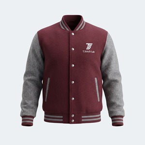 Chaqueta Varsity Unisex de Diseño Único con Logotipo Personalizado, Transpirable, de Secado Rápido, para Invierno, Cuello en V, Mangas Largas, Nueva Llegada, Colores Sólidos - Product Image 4