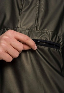 Chaqueta Cortavientos Clásica para Hombre, Ligera, con Capucha, Impermeable, a Prueba de Lluvia, con Logotipo Frontal - Product Image 5