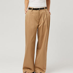 Pantalones Anchos de Cintura Alta para Mujer, Talla Grande, con Logotipo Personalizado, Ligeros, de Tela Elástica, Transpirables, Casuales y a la Moda, al por Mayor - Product Image 6