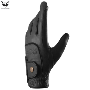 Best Highest Quality Genuine Leather Summer Horse Riding <b>Gloves</b> Full Finger Breathable Non-Slip Size L Unisex Hand Protection - Product Image 4