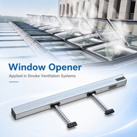 Abridor de Ventanas Inteligente con Cadena Simple o Doble, Personalizable, Estándar EN 12101-2, con Fuerte Empuje y Control Inteligente para Ventilación de Humo