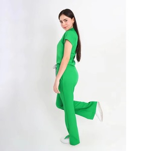 Unisex Hospital <b>Scrub</b> Sets V-Neck Tops With Pockets Cotton Polyester Woven <b>Scrubs</b> For Medical Staff - Product Image 6