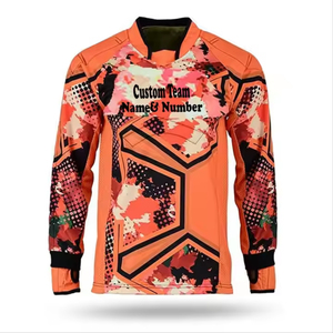 Custom <b>Paintball</b> Jersey Long Sleeve Breathable Mesh Panels Quick Dry Moisture Wicking Fabric - Product Image 4