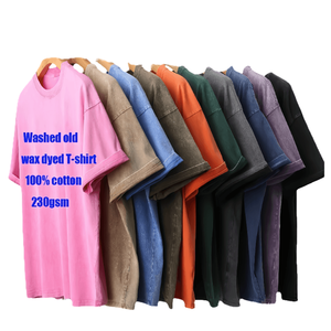 Camisetas de algodón lavado de alta calidad y peso pesado son tendencia en el estilo urbano. Los comerciantes deberían incluir esta pieza en su oferta, ya que es duradera. - Product Image 6