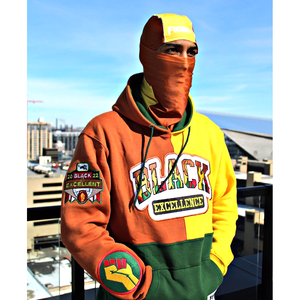 2026 New Customized Colours Panel Hooded Tracksuit Set Full Sleeve Side Pockets Custom Embroidery Breathable Tracksuit <b>Mens</b> - Product Image 2