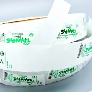 Etiquetas Adhesivas de Vinilo Impermeables Personalizadas para Carne, Alimentos Congelados, Mermelada, Pizza, Bocadillos, Frascos y Botellas de Vidrio - Etiquetas de Embalaje para Escribir - Product Image 3